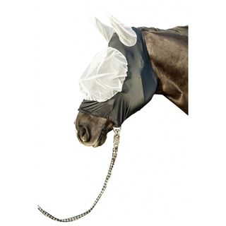 Máscara antimoscas HKM con orejas, extra suave y elástica TALLA PONY - Imagen 1